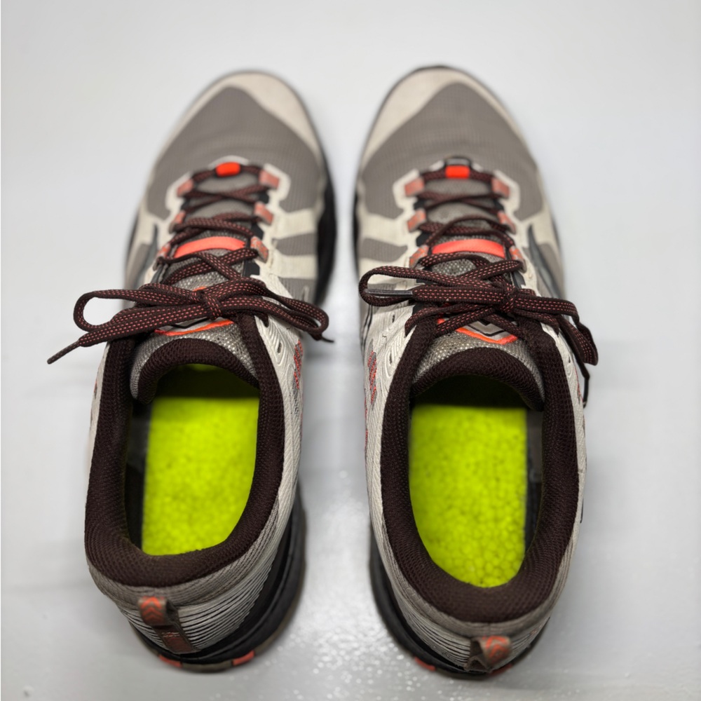 Saucony Xodus 10 Trail Running Shoes Men’s 13 S20555-35 Hiking Brown Orange - Picture 8 of 12